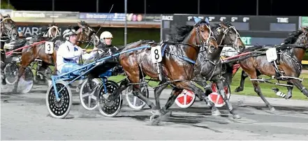  ?? CHANELLE LAWSON ?? Merlin winning at Cambridge on Thursday night.