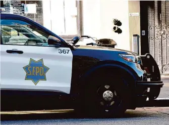  ?? Yalonda M. James/The Chronicle ?? Supervisor Matt Dorsey wants S.F. to offer higher hiring bonuses to officers, in some cases possibly up to $40,000, in an effort to fill vacant positions at the Police Department.