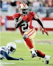  ?? Michael Macor / The Chronicle ?? Frank Gore needs 38 yards Sunday for his eighth season with 1,000 yards rushing.