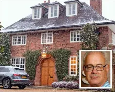  ??  ?? Mansion: Christophe­r Miller’s £5.5m west London pad