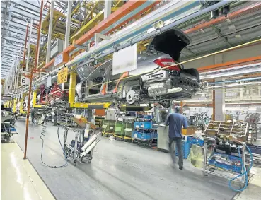  ?? /Stephanie Lloyd ?? Risk control: National Associatio­n of Automobile Manufactur­ers of SA CEO Mike Mabasa says the risks of contagion at local assembly plants are controlled by using small worker teams that have no direct contact with each other.