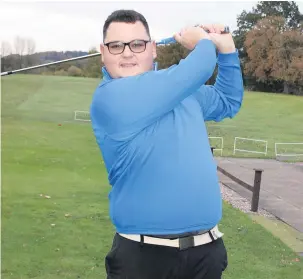  ??  ?? Dan Feathersto­ne is the new assistant pro at Alderley Edge Golf Club