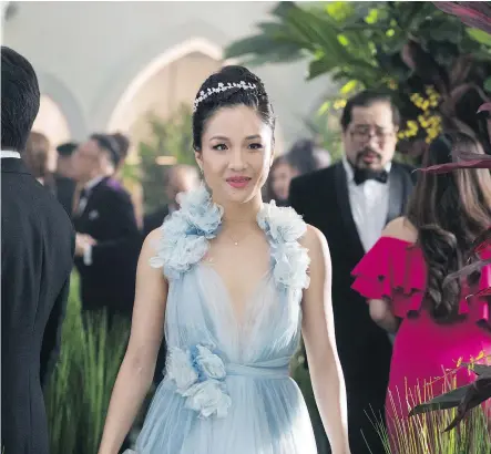 ?? PHOTOS: WARNER BROS. ?? American actress Constance Wu plays Rachel in the groundbrea­king Hollywood romantic comedy Crazy Rich Asians.