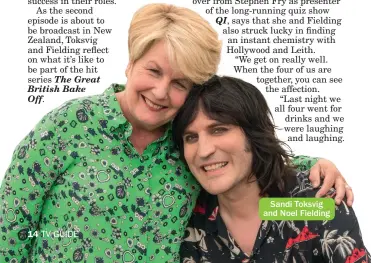  ??  ?? Sandi Toksvig and Noel Fielding