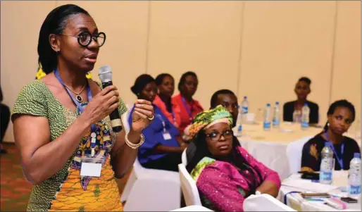  ??  ?? Idigbe (left) at the EU conference