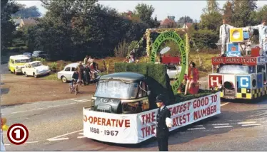  ??  ?? Canterbury Road is pictured at its junction with Faversham Road and York Road in 1967. This image was taken by the one-time occupier of Creg-ny-baa, a much-remembered bungalow, once the home of Ashford businessma­n Sonny Hanson. The picture shows the...