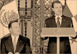  ?? Foto: notimex ?? Enrique Peña Nieto, presidente de México, y su homólogo panameño, Juan Carlos Varela Rodríguez.