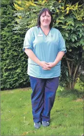  ?? 01_B42elaine0­2 ?? Yvonne Welch, healthcare assistant, has been chosen as a regional winner for clinical support worker of the year at the Our Health Heroes Awards.