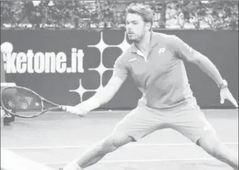  ??  ?? Stan Wawrinka