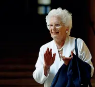  ??  ?? Liliana Segre, 89 anni, testimone della Shoah e senatrice a vita