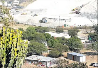  ?? Picture: SUNDAY TIMES ?? BASIC NEED: Residents say they stopped using the water from their boreholes when it became polluted because of the mining activity taking place near the community of Thekwana, in Rustenburg.