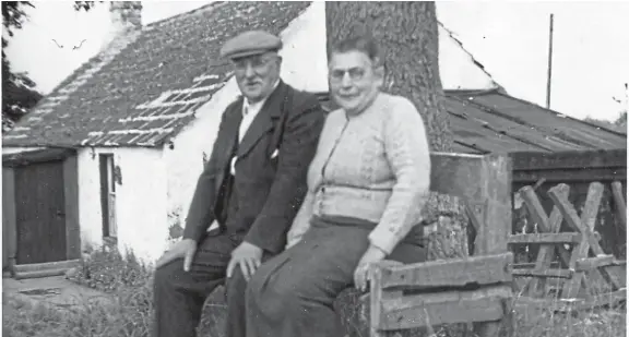  ??  ?? John and Marion McGregor, who lived in Montreathm­ont Cottage, featured in a recent column. Read more on the left.