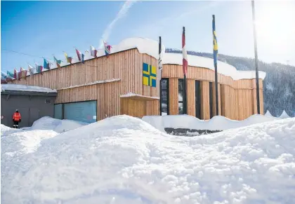  ?? Photo / AP ?? The ski resort of Davos, Switzerlan­d, this week again hosts the World Economic Forum’s annual meeting.