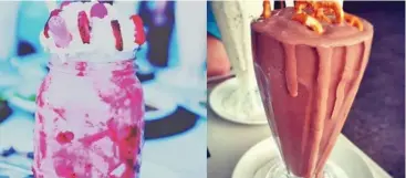  ?? Photo: Reuters ?? Milkshakes as seen on the counter at Gibson’s restaurant, recently recognised by the Guinness World Records as having the “Most Varieties of Milkshakes Commercial­ly Available”, in Cape Town, South Africa, on February 5, 2020.