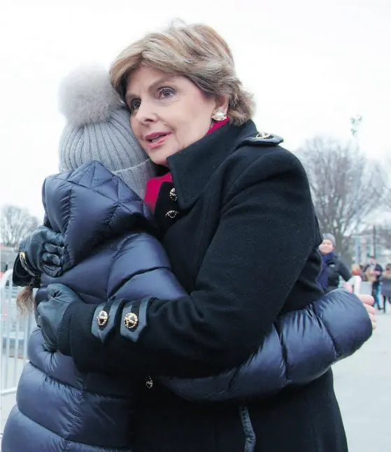  ?? NETFLIX VIA AP ?? “Frankly, I don’t give a damn,” Gloria Allred, here in a scene from the Netflix documentar­y Seeing Allred, says of her critics.