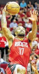  ??  ?? P.J. Tucker, who has been a consistent element amid the Rockets’uneven start, had a season-high 22 points.