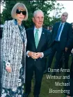  ?? ?? Dame Anna Wintour and Michael Bloomberg