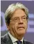  ?? ?? Economia
Il commissari­o Ue Paolo Gentiloni ieri ha presentato la Debt-equity bias reduction allowance