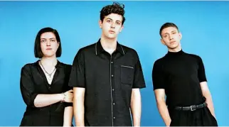  ?? FRANCESCA ALLEN ?? The xx, from left, Romy Madley Croft, Jamie Smith, and Oliver Sim.