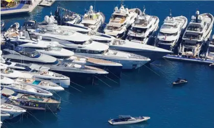  ?? Luxury yachts in Monaco. Photograph: Eric Gaillard/Reuters ??