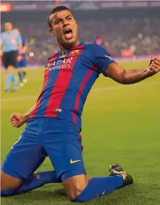  ??  ?? ll brasiliano Rafinha, 24 anni, centrocamp­ista del Barcellona EPA