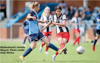  ?? ?? Maidenhead's Amelie Mayani. Photo credit: Andy Wicks.