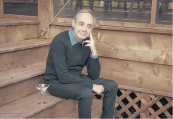  ?? TONY CENICOLA/THE NEW YORK TIMES ?? Author Gary Shteyngart at his home in Red Hook, New York. “Our Country Friends” begins at the onset of the pandemic, with seven friends and one nemesis gathered at an estate in the Hudson Valley to wait it out.