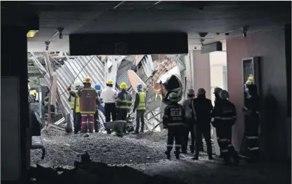  ?? Photo: Felix Dlangamand­la/Beeld/Gallo Images ?? Crumbling: It’s not only collapsing infrastruc­ture, such as the roof of Charlotte Maxeke hospital (above), that mars the health system. It needs substantia­l reform.