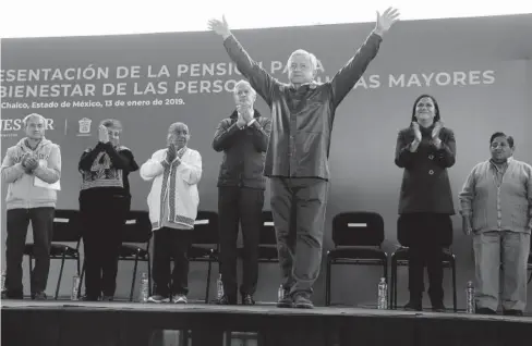  ?? FOTO: REFORMA ?? &gt; El presidente Andrés Manuel López Obrador pide no apoyar a huachicole­ros.