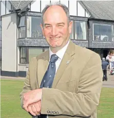  ?? ?? Neil Hampton, general manager at Royal Dornoch.