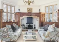  ?? ?? HISTORIC SPLENDOUR: The property dates as far back as the 13th century but the majority is Elizabetha­n. There are 11 bedrooms and eight recepion rooms and no expense has been spared on this latest renovation.