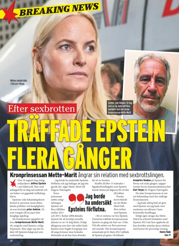 PressReader - Klick!: 2019-12-12 - TRÄFFADE EPSTEIN FLERA GÅNGER