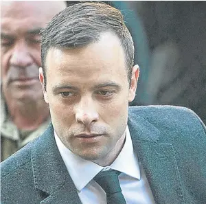  ?? Picture: AP. ?? Oscar Pistorius has had his murder sentence more than doubled after an appeal against the original term.