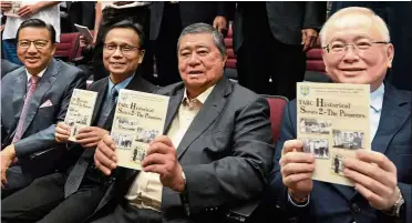  ??  ?? To 50 more years: (From left) Liow, Prof Dr Lee Sze Wei, Dr Ling and Dr Wee attending the ‘TARC Historical Series 2: The Pioneers’ launch at the TARC main campus in Kuala Lumpur.