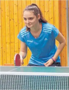  ?? FOTO:TSV ?? Anja Reiner spielte bei der dritten Mannschaft aus Untergröni­ngen stark und hatte großen Anteil am 8:5-Sieg.