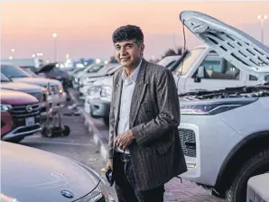  ?? ?? Sohrab Fani, founder and owner of Kilimanjar­o car accessory shop in Dubai.