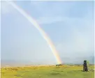  ?? Charlie Elder ?? A rainbow over Dartmoor at the weekend