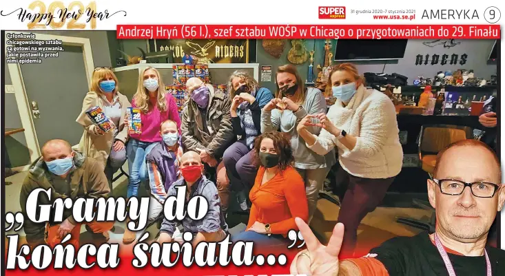  ??  ?? Członkowie chicagowsk­iego sztabu są gotowi na wyzwania, jakie postawiła przed nimi epidemia