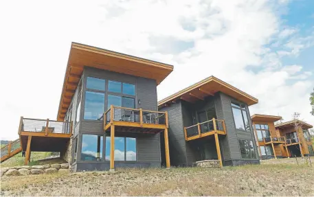  ?? Photos by Helen H. Richardson, The Denver Post ?? The Summit Sky Ranch developmen­t has eight different models of homes. This model is called the Summit House, which is 3,431 square feet, and is the developmen­t's flagship house. It has 4 bedrooms and 4.5 bathrooms.