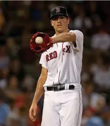  ?? MATT STONE / HErALd STAFF FILE ?? MOUNTING ISSUE: Red Sox starter Nick Pivetta was the latest player to test positive for the coronaviru­s on Sunday. Meanwhile, Franchy Cordero, left, was called up with Danny Santana also out with the virus.