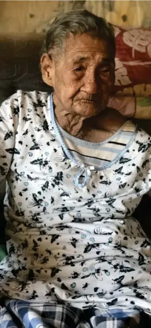  ?? Photo: Nacanieli Tuilevuka ?? 117-year-old Adi Dionani Salaivanua at her family home in Navidamu in Macuata, Vanua Levu on September 27, 2018.