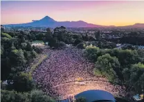  ?? PHOTO: INFINITUM GROUP LTD/WILSON PRODUCTION LTD ?? Crowd goes wild . . . An image captured from the recent Six60 tour in New Zealand.