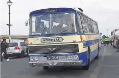  ?? ?? The Sex Pistols’ ‘Nowhere’ tour bus spotted in Deal