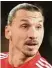  ??  ?? Zlatan Ibrahimovi­c