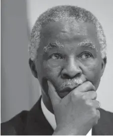  ??  ?? Thabo Mbeki