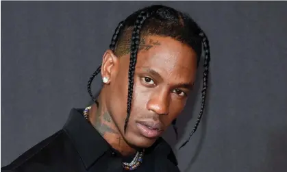  ?? ?? A bricolage artist … Travis Scott. Photograph: Evan Agostini/Invision/AP