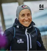  ?? JAMES MITCHELL ?? 1. Frodeno training in Noosa; 2. Haug in the lead at the 2019 IM Worlds; 3. Frodeno training in Kona pre-2019 Worlds; 4. Haug in La Santa, Lanzarote, where she trained pre-Kona; 5. Frodeno enjoys the flexibilit­y of remote training with Dan