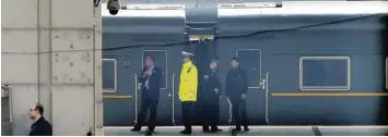  ?? Foto: Imago ?? Reiste Nordkoreas Diktator mit diesem Zug nach China? Vieles deutet auf den symbolkräf­tigen Besuch hin.
