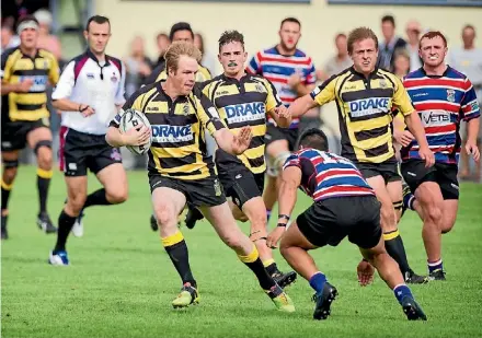  ?? PHOTO: GRANT MATTHEW/FAIRFAX NZ ?? Brad Carr has been playing senior A rugby for Feilding since 1999.