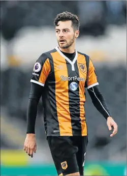  ?? Picture: GETTY IMAGES ?? NEEDS TO EARN HIS STRIPES: Ryan Mason, after a period of unimpressi­ve runs, will be looking to resurrect his performanc­e at Hull City against Tottenham Hotspurs